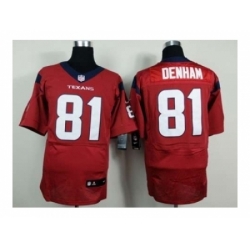 Nike Houston Texans 81 Anthony Denham red Elite NFL Jerseys