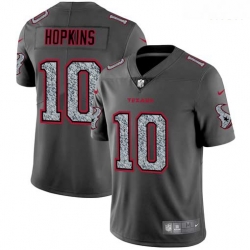 Nike Texans 10 DeAndre Hopkins Gray Camo Vapor Untouchable Limited Jersey