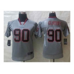 Nike Youth jerseys houston texans #90 clowney grey[lights out][clowney]