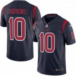 Youth Nike Houston Texans 10 DeAndre Hopkins Elite Navy Blue Rush Vapor Untouchable NFL Jersey