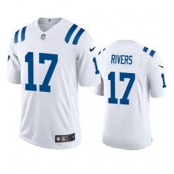 Indianapolis Colts 17 Philip Rivers Men Nike White 2020 Vapor Limited Jersey