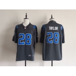 Men Indianapolis Colts  28 Jonathan Taylor Dark Gray 2026 Rivalries Collection Limited Stitched Football Jersey
