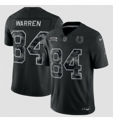 Men Indianapolis Colts  84 Tyler Warren Black F U S E  2026 Salute to Service Limited Stitched Football Jersey
