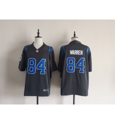 Men Indianapolis Colts  84 Tyler Warren Dark Gray 2026 Rivalries Collection Limited Stitched Football Jersey