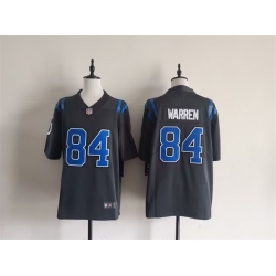 Men Indianapolis Colts  84 Tyler Warren Dark Gray 2026 Rivalries Collection Limited Stitched Football Jersey