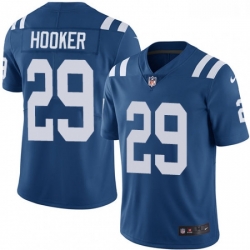 Men Nike Indianapolis Colts 29 Malik Hooker Royal Blue Team Color Vapor Untouchable Limited Player NFL Jersey