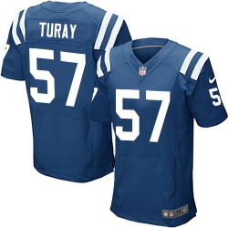 Nike Colts #57 Kemoko Turay Royal Blue Team Color Mens Stitched NFL Elite Jersey