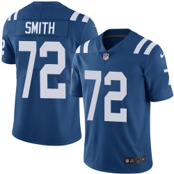 Nike Colts #72 Braden Smith Royal Blue Team Color Mens Stitched NFL Vapor Untouchable Limited Jersey