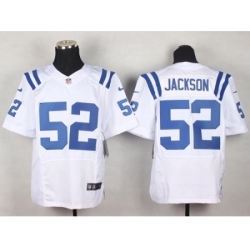 Nike Indianapolis Colts 52 DÃ¢â‚¬â„¢Qwell Jackson White Elite NFL Jersey