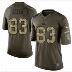 Nike Indianapolis Colts #83 Dwayne Allen Green Men 27s Stitched NFL Limited Salute to Service Jersey