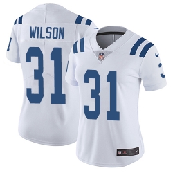 Nike Colts #31 Quincy Wilson White Womens Stitched NFL Vapor Untouchable Limited Jersey