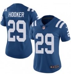 Womens Nike Indianapolis Colts 29 Malik Hooker Royal Blue Team Color Vapor Untouchable Limited Player NFL Jersey