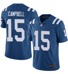 Colts 15 Parris Campbell Royal Blue Team Color Youth Stitched Football Vapor Untouchable Limited Jersey