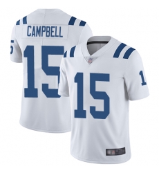 Colts 15 Parris Campbell White Youth Stitched Football Vapor Untouchable Limited Jersey