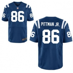 Youth Nike Colts 86 Michael Pittman Jr. Blue Vapor Limited Stitched NFL Jersey