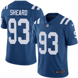 Youth Nike Colts #93 Jabaal Sheard Royal Blue Stitched NFL Limited Rush Jersey