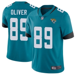 Jaguars 89 Josh Oliver Teal Green Alternate Men Stitched Football Vapor Untouchable Limited Jersey