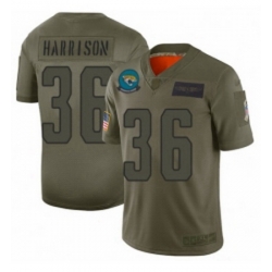 Men Jacksonville Jaguars 36 Ronnie Harrison Limited Camo 2019 Salute to Service Football Jersey