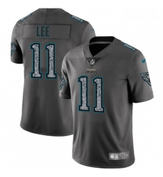 Men Nike Jacksonville Jaguars 11 Marqise Lee Gray Static Vapor Untouchable Limited NFL Jersey