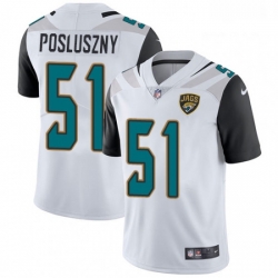 Men Nike Jacksonville Jaguars 51 Paul Posluszny White Vapor Untouchable Limited Player NFL Jersey