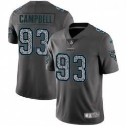 Men Nike Jacksonville Jaguars 93 Calais Campbell Gray Static Vapor Untouchable Limited NFL Jersey