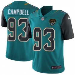 Men Nike Jacksonville Jaguars 93 Calais Campbell Teal Green Team Color Vapor Untouchable Limited Player NFL Jersey