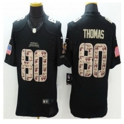 New Jacksonville Jaguars #80 Julius Thomas Black Men Stitched NFL Limited Salute to Service jersey