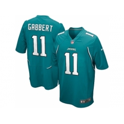 Nike Jacksonville Jaguars 11 Blaine Gabbert Green Game NFL Jersey