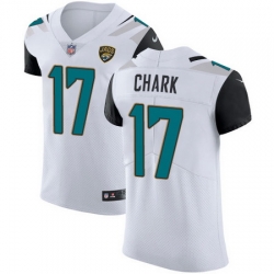 Nike Jaguars #17 DJ Chark White Mens Stitched NFL Vapor Untouchable Elite Jersey