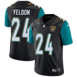 Nike Jaguars #24 T J  Yeldon Black Alternate Mens Stitched NFL Vapor Untouchable Limited Jersey