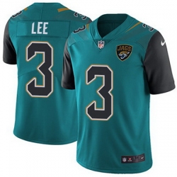 Nike Jaguars #3 Tanner Lee Teal Green Team Color Mens Stitched NFL Vapor Untouchable Limited Jersey