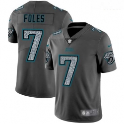 Nike Jaguars 7 Nick Foles Gray Camo Vapor Untouchable Limited Jersey