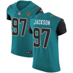 Nike Jaguars #97 Malik Jackson Teal Green Team Color Mens Stitched NFL Vapor Untouchable Elite Jersey