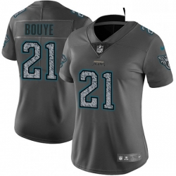 Womens Nike Jacksonville Jaguars 21 AJ Bouye Gray Static Vapor Untouchable Limited NFL Jersey