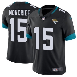 Nike Limited Youth Donte Moncrief Black Home Jersey NFL #15 Jacksonville Jaguars Vapor Untouchable