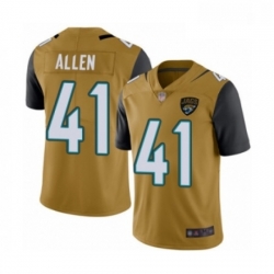 Youth Jacksonville Jaguars 41 Josh Allen Limited Gold Rush Vapor Untouchable Football Jersey