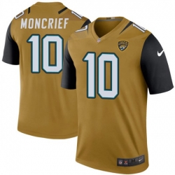 Youth Nike Donte Moncrief Jacksonville Jaguars Legend Gold Color Rush Bold Jersey