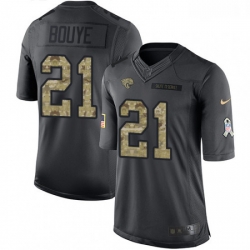 Youth Nike Jacksonville Jaguars 21 AJ Bouye Limited Black 2016 Salute to Service NFL Jersey