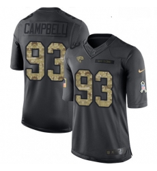 Youth Nike Jacksonville Jaguars 93 Calais Campbell Limited Black 2016 Salute to Service NFL Jersey