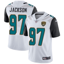 Youth Nike Jaguars #97 Malik Jackson White Stitched NFL Vapor Untouchable Limited Jersey