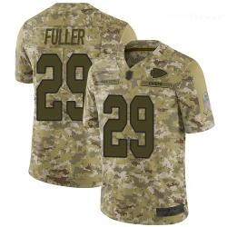 Chiefs 29 Kendall Fuller Camo Men Stitched Football Limited 2018 Salute To Service Jersey