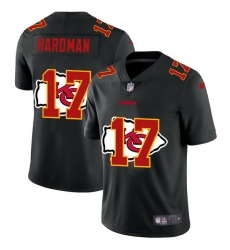 Kansas City Chiefs 17 Mecole Hardman Men Nike Team Logo Dual Overlap Limited NFL Jersey Black