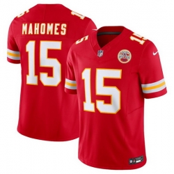 Men Kansas City Chiefs 15 Patrick Mahomes Red 2023 F.U.S.E. Vapor Untouchable Limited Stitched Jersey