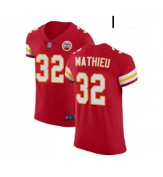 Men Kansas City Chiefs 32 Tyrann Mathieu Red Team Color Vapor Untouchable Elite Player Football Jersey