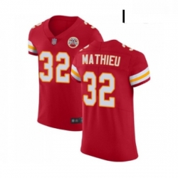 Men Kansas City Chiefs 32 Tyrann Mathieu Red Team Color Vapor Untouchable Elite Player Football Jersey