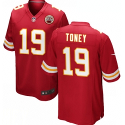 Men Kansas City Chiefs Kadarius Toney Red Vapor Limited Jersey