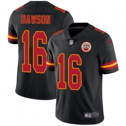 Nike Chiefs #16 Len Dawson Black Mens Stitched NFL Limited Rush Jersey