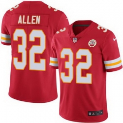 Nike Chiefs #32 Marcus Allen Red Mens Stitched NFL Limited Rush Jersey