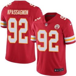 Nike Chiefs #92 Tanoh Kpassagnon Red Team Color Mens Stitched NFL Vapor Untouchable Limited Jersey