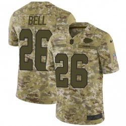 Nike Kansas City Chiefs 26 Le 27Veon Bell Camo Men Stitched NFL Limited 2018 Salute To Service Jersey